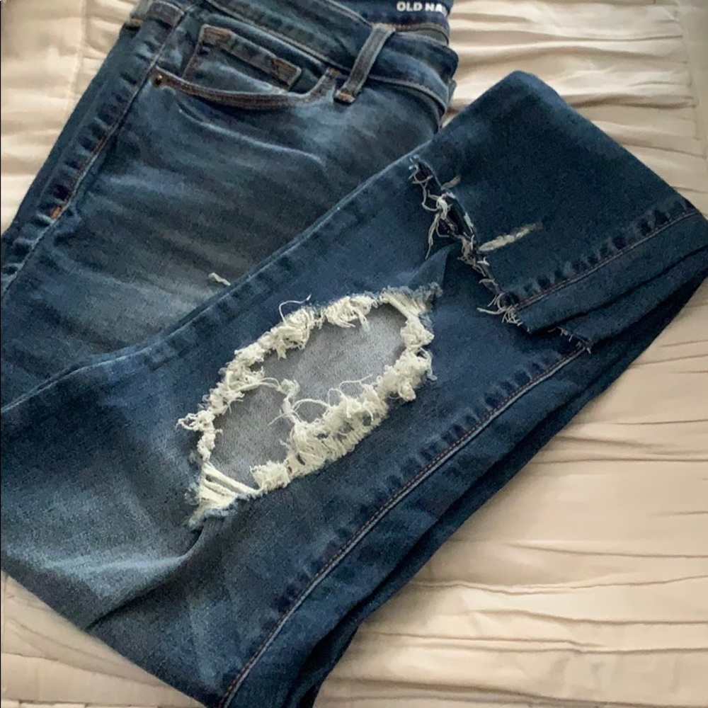 Old navy Rockstar distressed jeans
